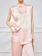 Load image into Gallery viewer, Satin Relaxed Top // Pants in Pink
