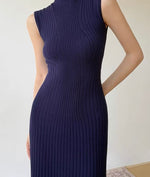 Load image into Gallery viewer, Sleeveless Ribbed Midi Dress [2 Colours]
