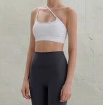 Load image into Gallery viewer, Padded Asymmetric Line Bra Top [3 Colours]
