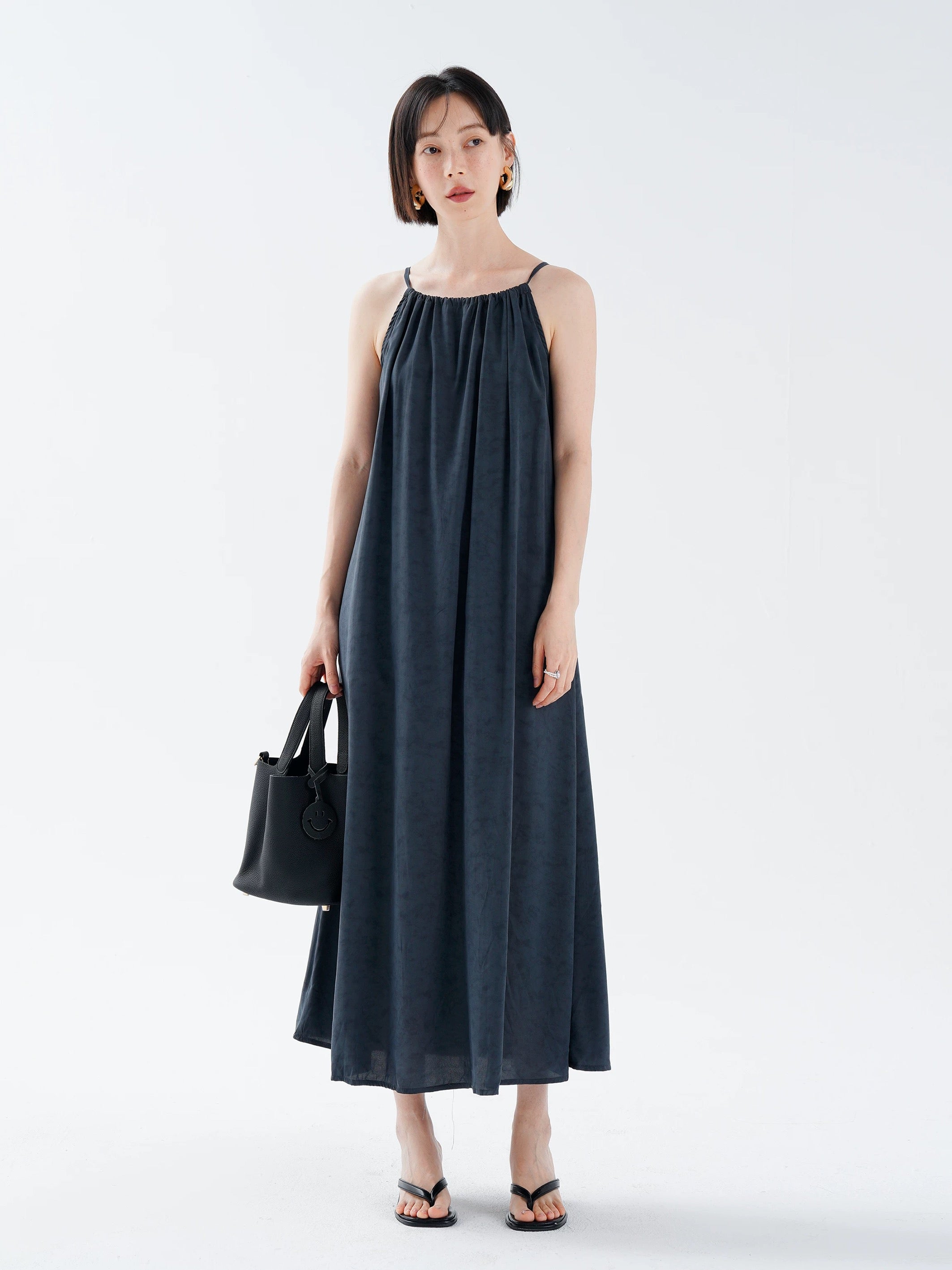 Cami Tent Dress in Navy