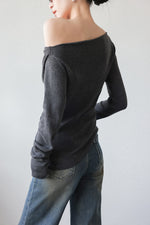 Load image into Gallery viewer, Toga Gathered Light Knit Top [2 Colours]
