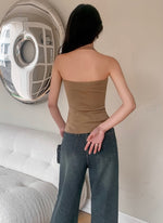 Load image into Gallery viewer, Light Knit Halter Top in Latte
