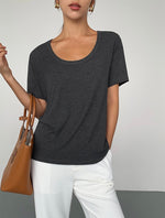 Load image into Gallery viewer, Classic Scoop Neck Tee [3 Colours]
