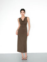 Load image into Gallery viewer, 2-Way Modal Stretch Maxi Dress [2 Colours]
