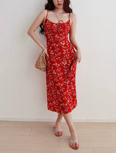 Lydian Floral Cami Midi Dress [2 Colours]