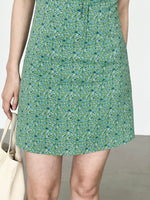 Load image into Gallery viewer, Floral Cami Mini Dress in Green

