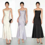 Load image into Gallery viewer, Satin Cami Trumpet Dress [3 Colours]
