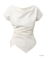 Load image into Gallery viewer, Korean Soreu Asymmetric Top [2 Colours]
