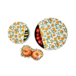 Load image into Gallery viewer, Set of 3 Organic Cotton Beeswax Wraps + String Tie [ 28 Designs]
