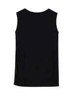 Load image into Gallery viewer, Sleeveless Side Slit Top in Black
