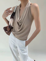 Load image into Gallery viewer, Knit Drape Halter Top [2 Colours]
