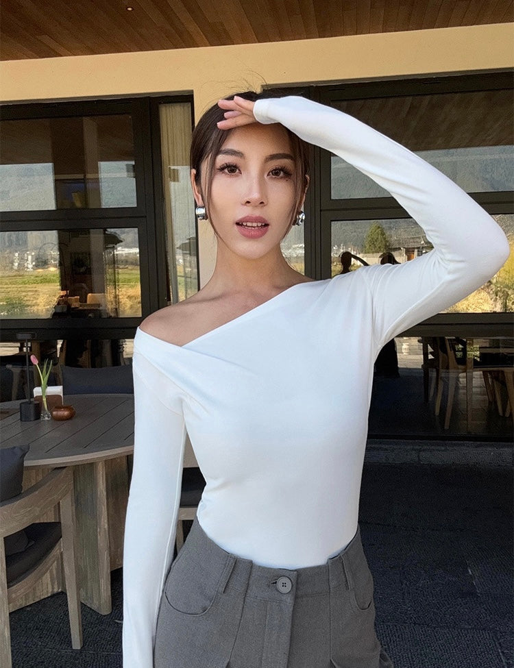 Toga Long Sleeve Top in White