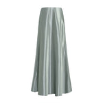 Load image into Gallery viewer, Satin Gathered Peplum Top// Maxi Skirt [2 Colours]
