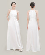 Load image into Gallery viewer, Satin Evening Gowns in White [6 Styles]
