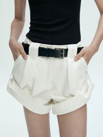 Load image into Gallery viewer, Tencel Blend 2-Way Cuff Shorts [2 Colours]

