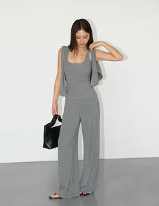 Tank Top // Cardigan // Pants Set [3 Colours]