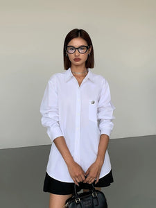 Embroidered Logo Pocket Shirt [3 Colours]