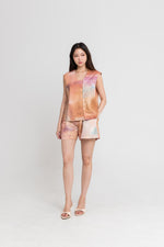Load image into Gallery viewer, Maris Cap Sleeve Top in Mauve
