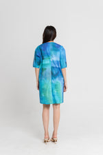 Load image into Gallery viewer, Maris Shift Dress in Blue

