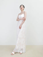 Load image into Gallery viewer, Lace Layered Gown in White
