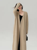 Load image into Gallery viewer, Tie Maxi Cardigan in Khaki
