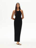 Load image into Gallery viewer, Padded Drop Back Stretch Halter Dress [2 Colours]
