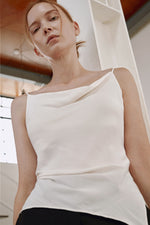 Load image into Gallery viewer, Korean Rina Drape Slit Camisole [3 Colours]
