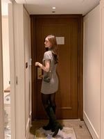 Load image into Gallery viewer, Korean Merino Cashmere Half Knit Dress [3 Colours]
