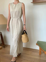 Load image into Gallery viewer, Korean 2-Way Tie Maxi Dress [2 Colours]
