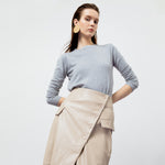 Load image into Gallery viewer, Amara Ribbed Knit Top in Grey
