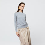 Load image into Gallery viewer, Amara Ribbed Knit Top in Grey
