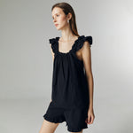 Load image into Gallery viewer, Amore Ruffle Set in Black
