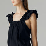 Load image into Gallery viewer, Amore Ruffle Set in Black
