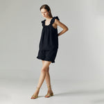 Load image into Gallery viewer, Amore Ruffle Set in Black
