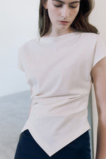 Load image into Gallery viewer, Korean Soreu Asymmetric Top [2 Colours]
