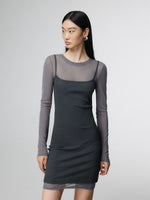 Load image into Gallery viewer, Layer Camisole Sheer Dress [2 Colours]
