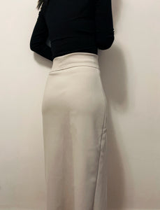Korean Stretch H-Line Skirt [2 Colours]