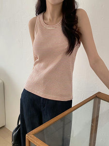 Korean Striped Tank Top [3 Colours]