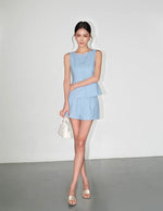 Load image into Gallery viewer, Tailored Peplum Vest // Shorts [2 Colours]
