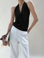 Load image into Gallery viewer, Knit Drape Halter Top [2 Colours]
