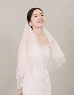 Load image into Gallery viewer, [Ready Stock] Lace Wedding Veil - Mid
