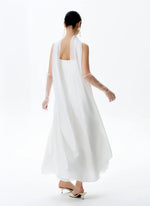 Load image into Gallery viewer, Crepe Pocket Tent Dress + Detachable Sash [2 Colours]

