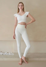 Load image into Gallery viewer, Cross Over Frill Bra Top [3 Colours]
