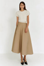 Load image into Gallery viewer, Korean Hearte Knit Top in Cream
