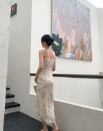 Load image into Gallery viewer, Floral Cami Maxi Dress in Cream
