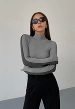 Load image into Gallery viewer, Duo Tone Turtleneck Top [2 Colours]
