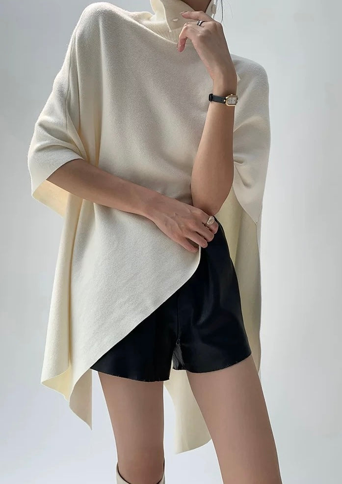 Drape Poncho Top [2 Colours]