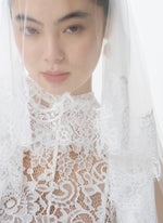 Load image into Gallery viewer, Lace Trim Wedding Veil
