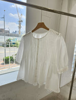 Load image into Gallery viewer, [Ready to Ship] Korean Pleat Blouson Blouse [3 Colours]
