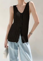 Load image into Gallery viewer, Crochet Long Top [2 Colours]
